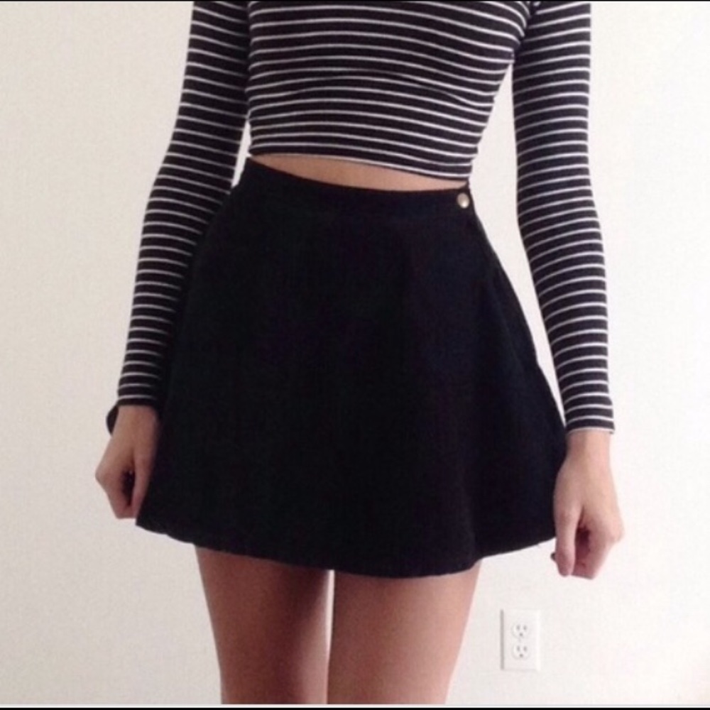 American Apparel Corduroy Circle Skirt